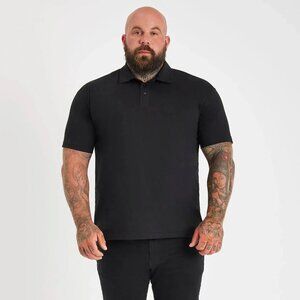 Built Different Black Polo‎ Size 4XL